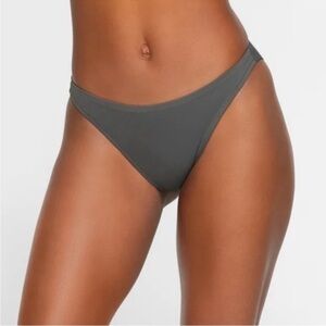 NWT Skims bikini bottom mid coverage gunmetal sz 3X